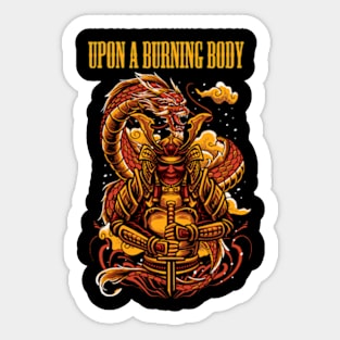 UPON A BURNING BODY MERCH VTG Sticker